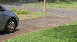 Sunlit Rain in Central Kentucky