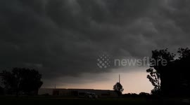 Severe Thunderstorm in Kaufman TX, USA