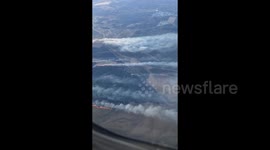 US: Corral Fire Burns Thousands Of Acres, Prompts Evacuation In California