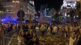 Spain: Real Madrid Fans celebrate Winning The 15h Champions League in Madrid