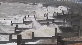 High tide hits North Kent coastline