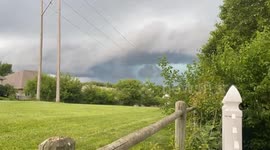 Impressive storm approaches West Omaha