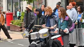 Drum Works Playing Before The UEFA Champions League Final in Wembley, London, United Kingdom