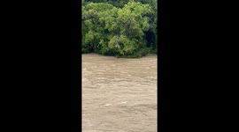 Catching A Giant River Wave