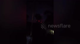 Kanlaon Volcano spews lava as it erupts in the Philippines