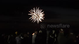 France: Fireworks Illuminate Omaha Beach in the Finale of the D-Day Anniversary Concert