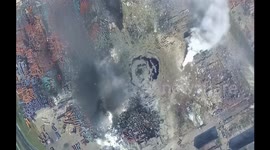 Huge hole discovered at the Tianjin blast site