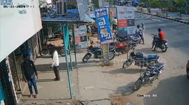 Out-of-control truck crashes into shops injuring four bsytanders