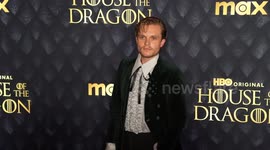 Tom Glynn-Carney attends premiere of HBO 'House of Dragon' at Hammerstein Ballroom