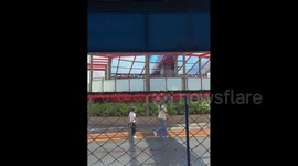 China: A Soaking Surprise at the Amusement Park