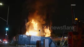 USA: Structure Fire in Boyle Heights