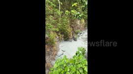 Philippines: Kanlaon Volcano Eruption – Lahar Roars Through Town In La Castellana 2