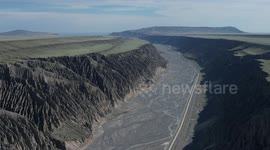 China: Dushanzi Grand Canyon in Karamay