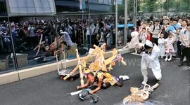 Controversial Kobe Bryant helicopter crash reenactment stirs criticism at Chinese comic convention