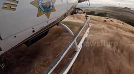 Mountain biker rescued from remote area in California