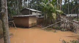 Severe flooding continues to ravage Kampur of Nagaon District in Assam, India