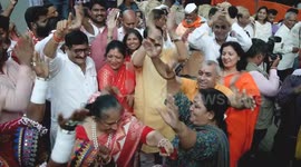 Indians celebrate as Modi narrowly wins third term