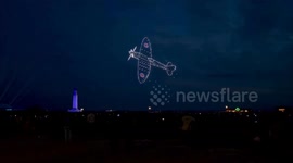 UK: Drone Show At D-Day Commemoration Event In Portsmouth