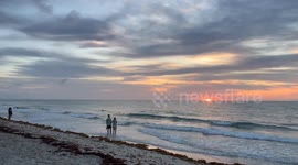 Colorful Sunrise In Florida