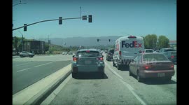 Patrol Car T-Boned Crossing Santa Clarita Intersection