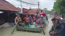 India: Assam Rifles engages in relief operations in flood-affected