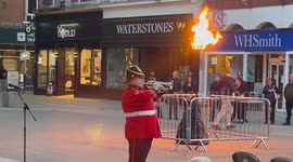 Beautiful D-Day Commemoration ceremony held at sundown in Peterborough