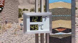 Record Heat in Death Valley