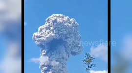 Indonesia's Mount Ibu erupts again