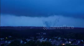 Tornado spotted east of Howard County, MD