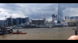UK: HMS Belfast Commemorates 80th Anniversary Of D-Day With Gun Salute 4
