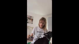 Chihuahua Sings Along With Glockenspiel