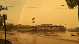 Severe Thunderstorm in Hall NE, USA