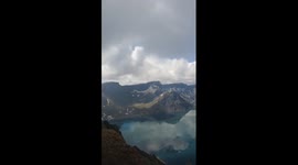 Breathtaking view of China's Changbai Mountains