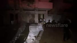 Gaza: Israeli Strike on House in Sheikh Ridwan, Northern Gaza