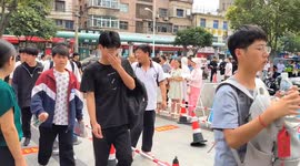 China: Students Attend Gaokao in Fuyang