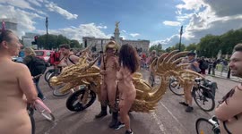World Naked Bike Ride London 2024