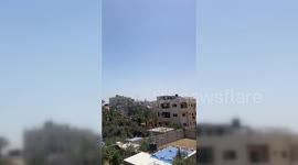 Gaza: Israeli Warplanes Intensify Raids On Central Gaza