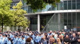 Silent march in Berlin honors fallen police Officer Rouven L.