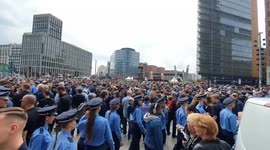 Germany: Thousands Take Part In Silent Demonstrations For Manheim Fallen Officer 5