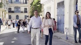 European Parliament President Metsola casts vote in Malta
