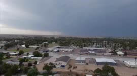 Line of severe storms moving though southeast Colorado on 6/8/2024