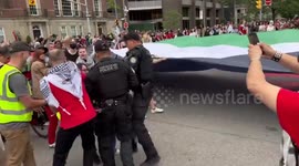 Canada: Pro-Palestine Protesters Clash With Police In Toronto