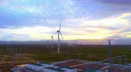 Solar power farms on plateau fuel China's green energy revolution