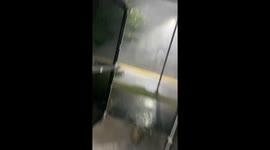 Mexico's intense storm captured in gripping video