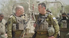 Gaza: LTG Herzi Halevi, conducted a situational assessment and a tour in the eastern region of Deir al-Balah