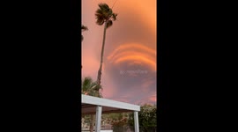 Palm Desert, California Evening Cloud Formations