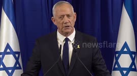 Israeli war cabinet minister Benny Gantz resigns from gov't, calls for new elections