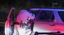 USA: Victim Car Shot With BB Gun on EB 10 Freeway in Pomona
