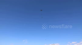 Parachute ceremony marks 80th D-Day anniversary in France