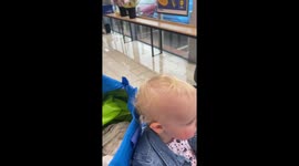 Waterfall In Grocery Store